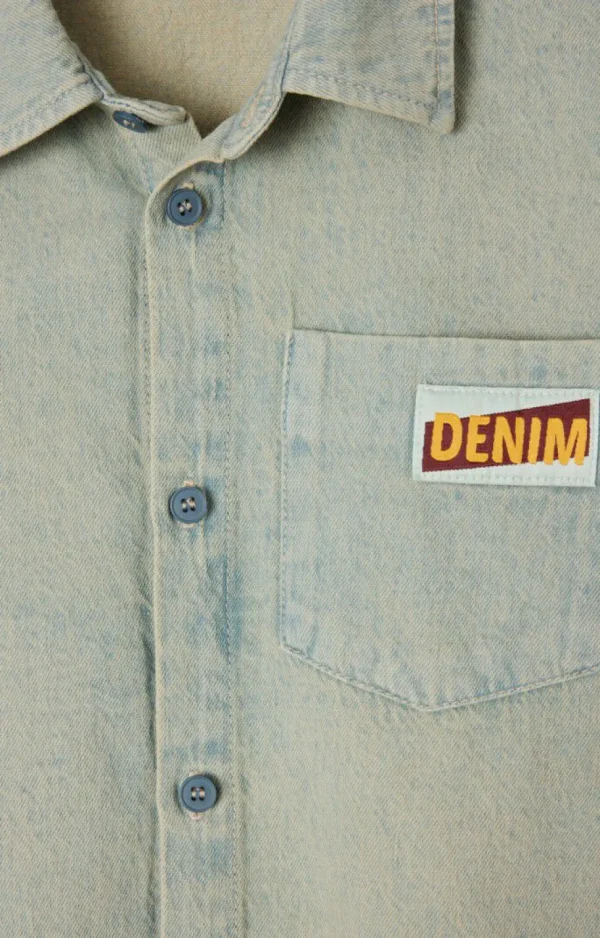 American Vintage Le Denim*Chemise Enfant Fybee