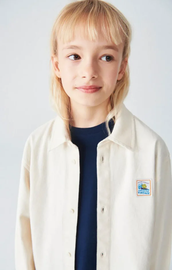 American Vintage Le Denim*Chemise Enfant Tirabay