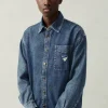 American Vintage Le Denim*Chemise Homme Astury