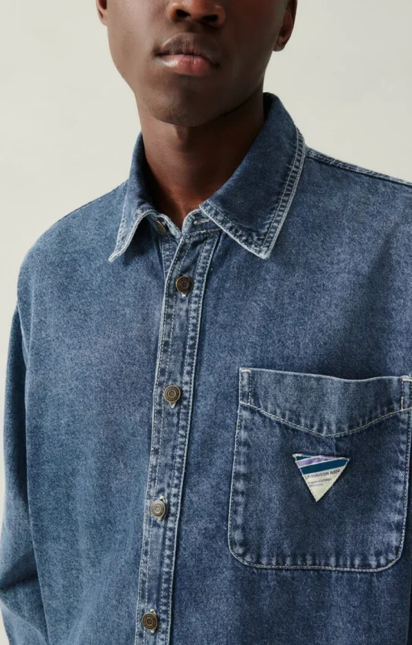 American Vintage Le Denim*Chemise Homme Astury