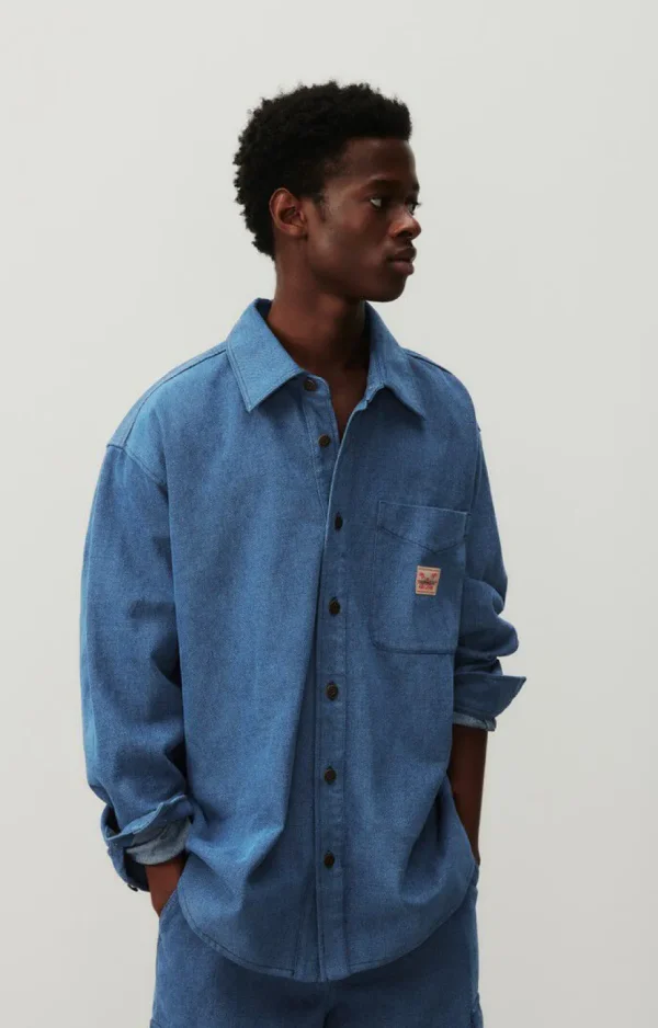 American Vintage Le Denim*Chemise Homme Faow