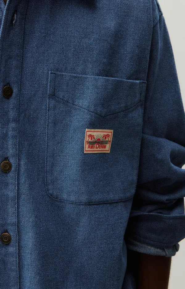 American Vintage Le Denim*Chemise Homme Faow