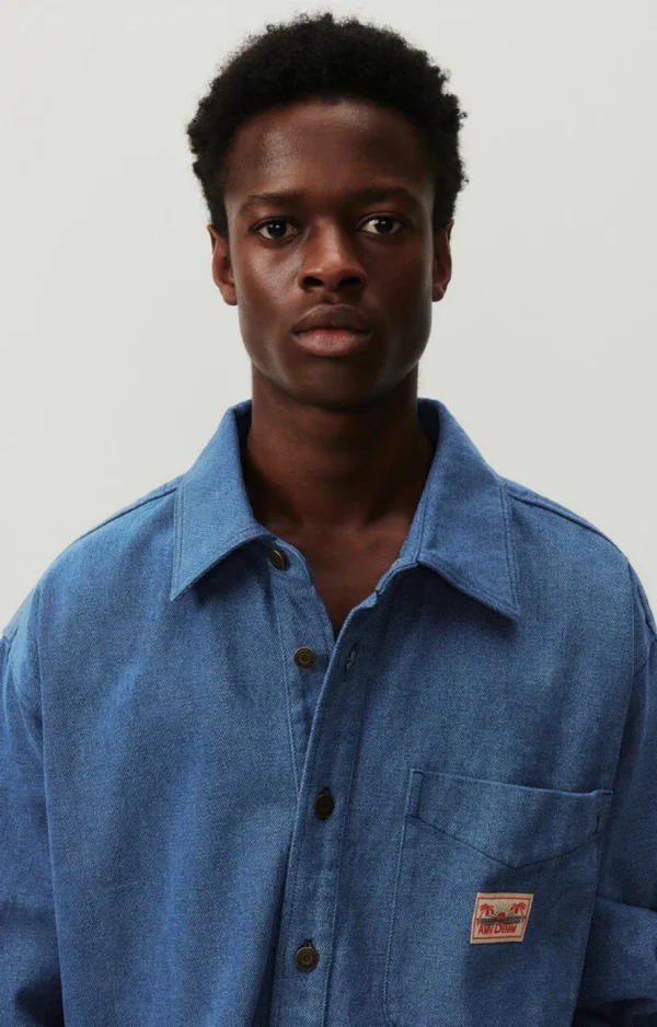 American Vintage Le Denim*Chemise Homme Faow