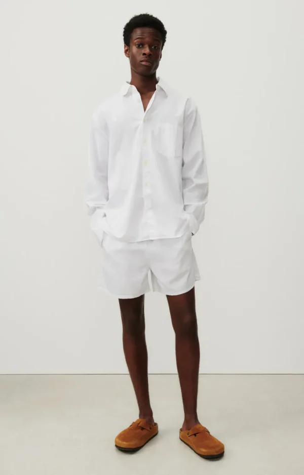 American Vintage Le Blanc*Chemise Homme Iskorow