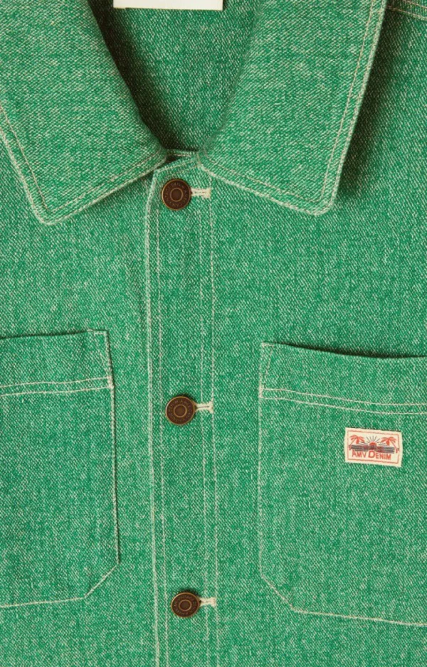 American Vintage Le Denim*Chemise Homme Tineborow