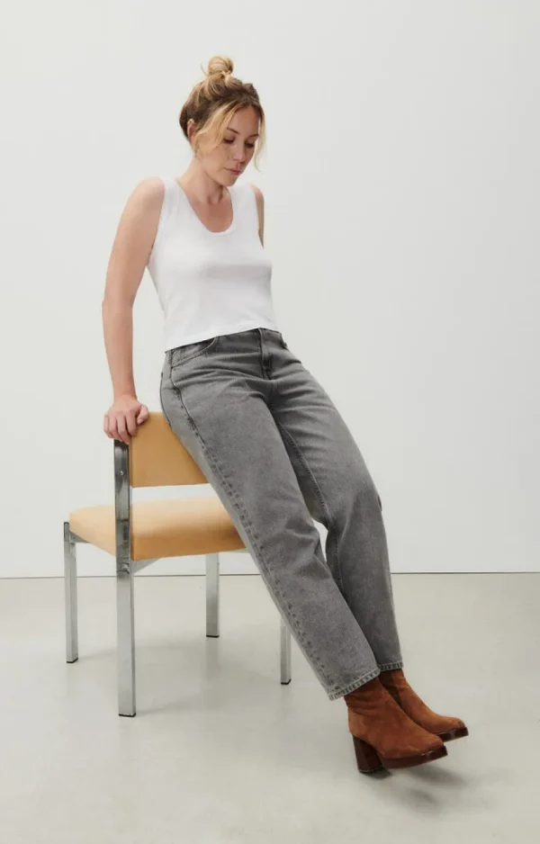 American Vintage Le Blanc*Debardeur Femme Decatur