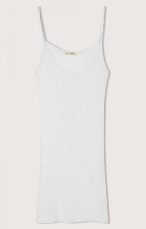 American Vintage Le Blanc*Debardeur Femme Massachusetts
