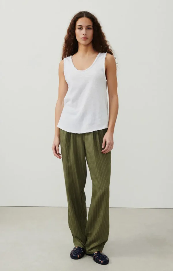 American Vintage Le Blanc*Debardeur Femme Sonoma
