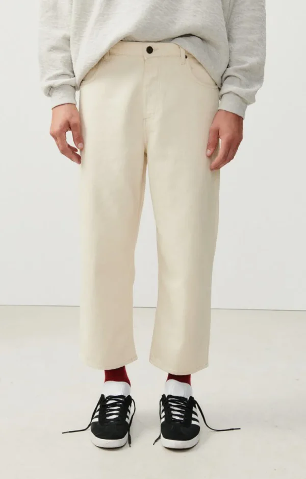American Vintage Le Denim*Jean Droit Cropped Homme Datcity