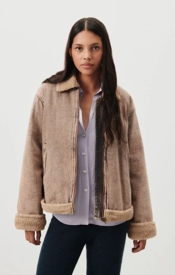 American Vintage Le Denim*Manteau Femme Blinewood