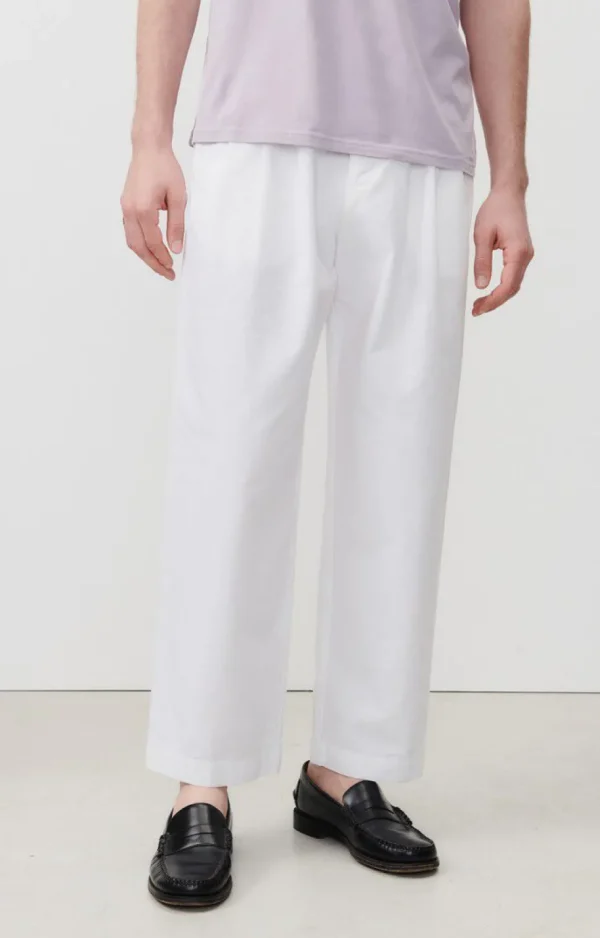 American Vintage Le Blanc*Pantalon Homme Tysco