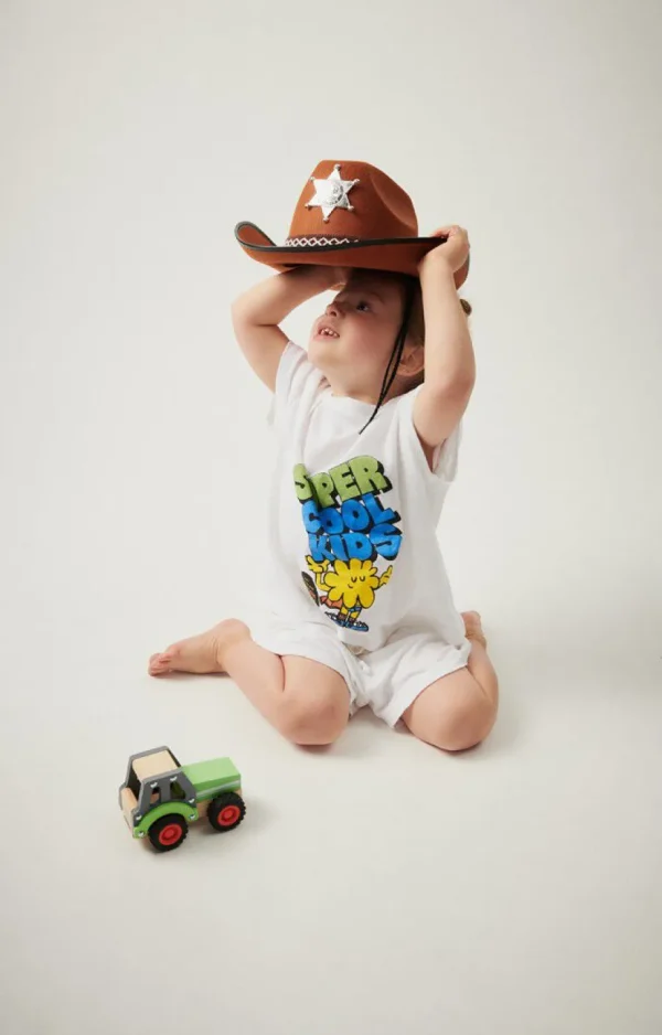 American Vintage Le Blanc*Short Enfant Pobsbury