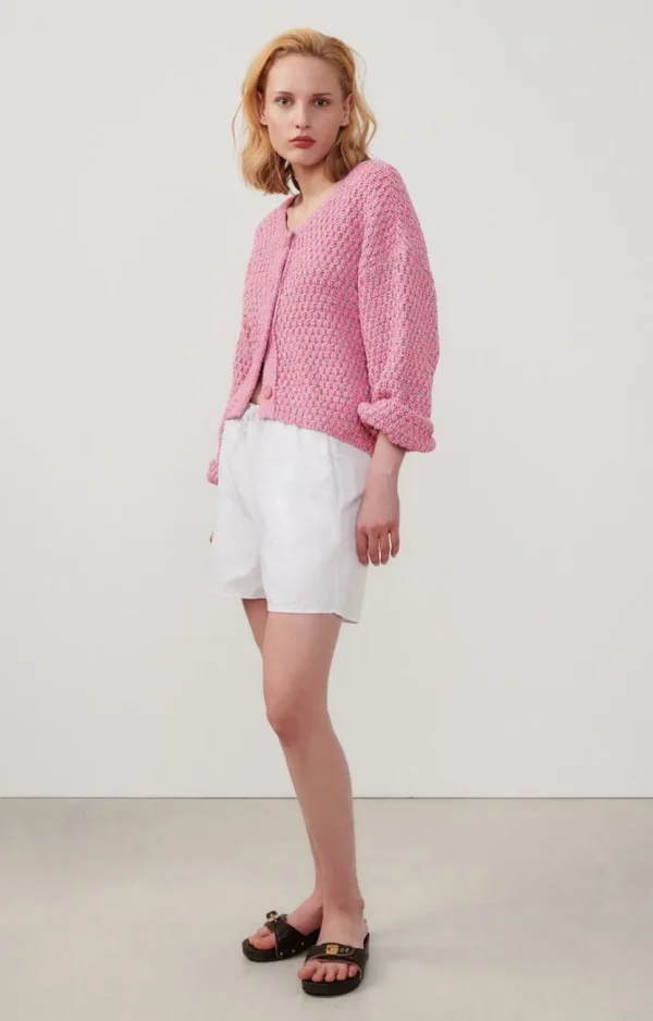 American Vintage Le Blanc*Short Femme Iskorow