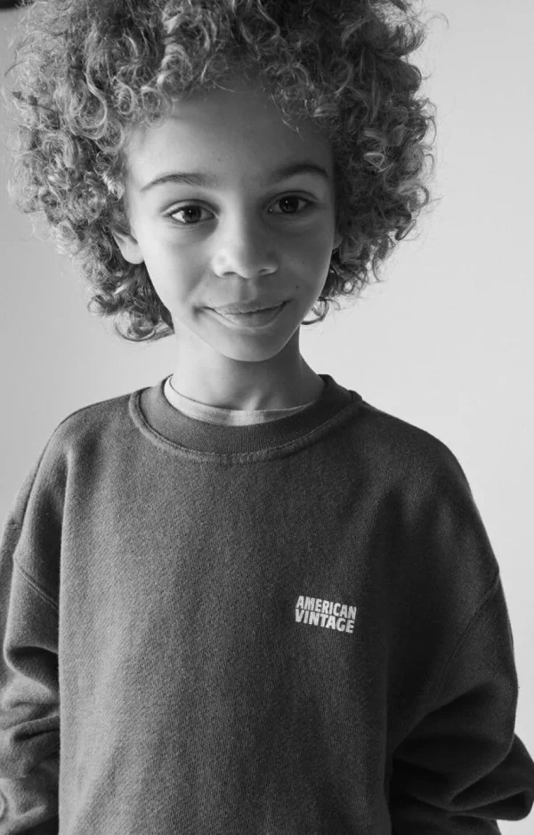 American Vintage Le Molleton*Sweat Enfant Doven