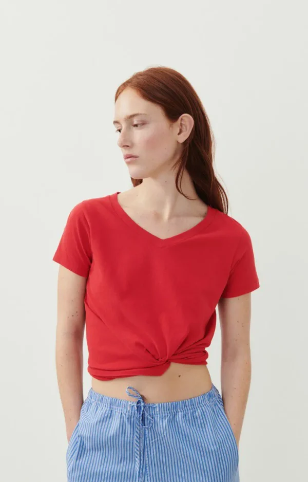 American Vintage T-Shirts Manches Courtes*T-Shirt Femme Gamipy