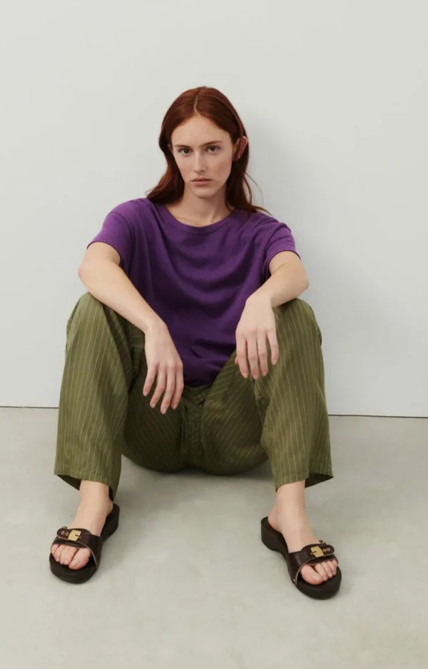 American Vintage T-Shirts Manches Courtes*T-Shirt Femme Sonoma