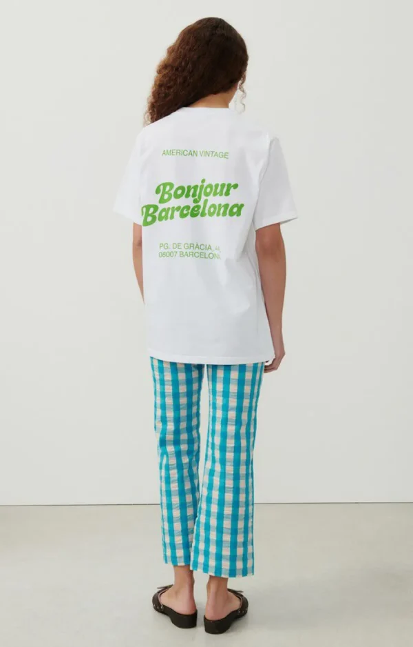 American Vintage T-Shirts Manches Courtes*T-Shirt Mixte Barcelone