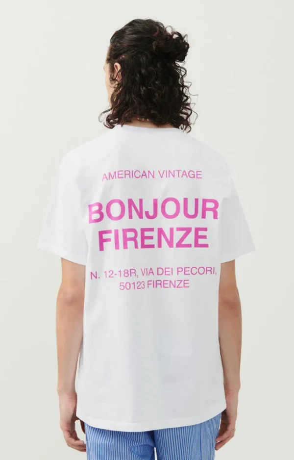 American Vintage T-Shirts Manches Courtes*T-Shirt Mixte Firenze